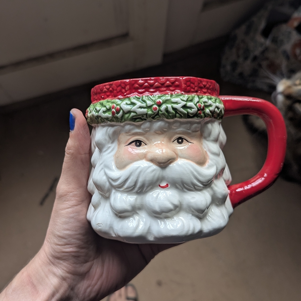 Festive Santa Claus Holiday Mug
